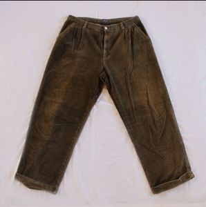 Croft & Barrow corduroy cuff vintage pants